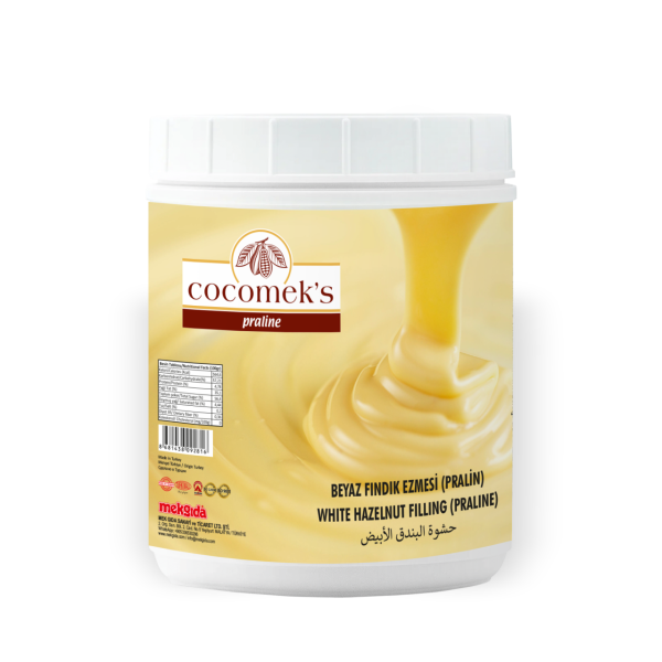 Cocomeks Beyaz Fındık Ezmesi Pralin 1 KG
