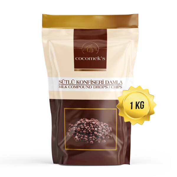Cocomeks Sütlü Konfiseri Damla Çikolata 1 KG