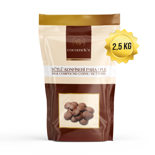 Cocomeks Sütlü Konfiseri Para Pul Çikolata 2.5 KG