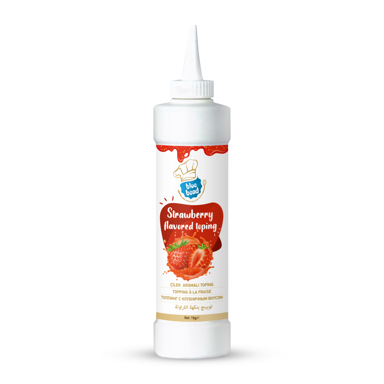 Blue Bead Çilekli Topping Sos 1 KG
