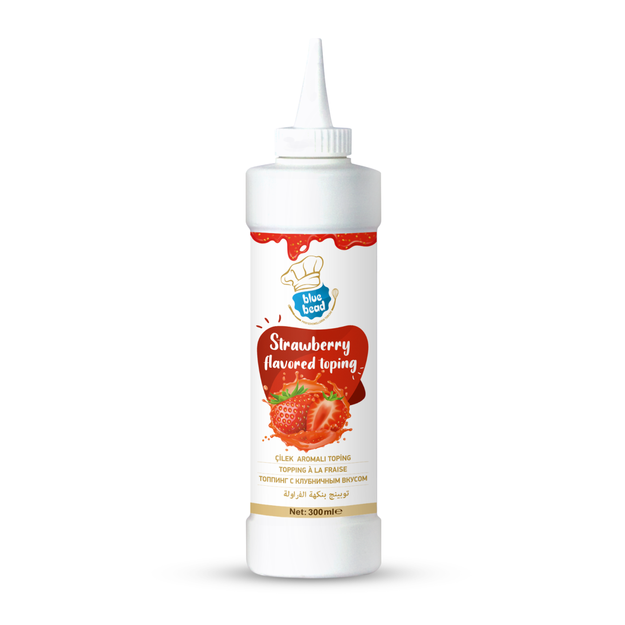 Blue Bead Topping Sos Çilekli 300 GR