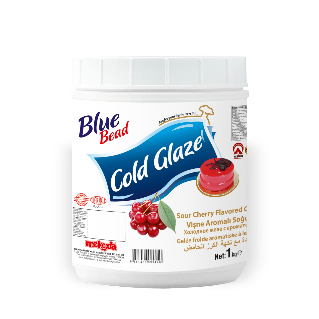 Blue Bead Vişneli Pasta Jölesi  1 KG
