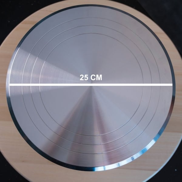 Döner Pasta Sıvama Standı Paslanmaz Metal - Sarı