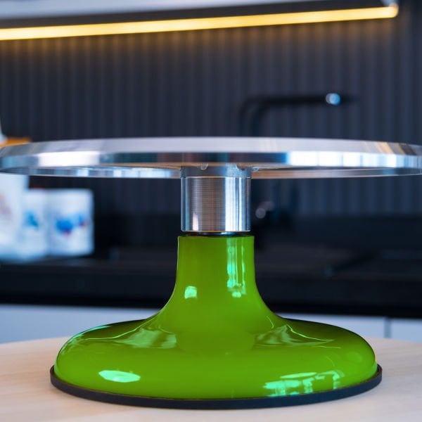 Döner Pasta Sıvama Standı Paslanmaz Metal - Yeşil