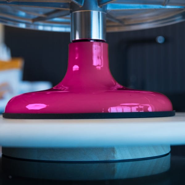 Döner Pasta Sıvama Standı Paslanmaz Metal - Fuşya