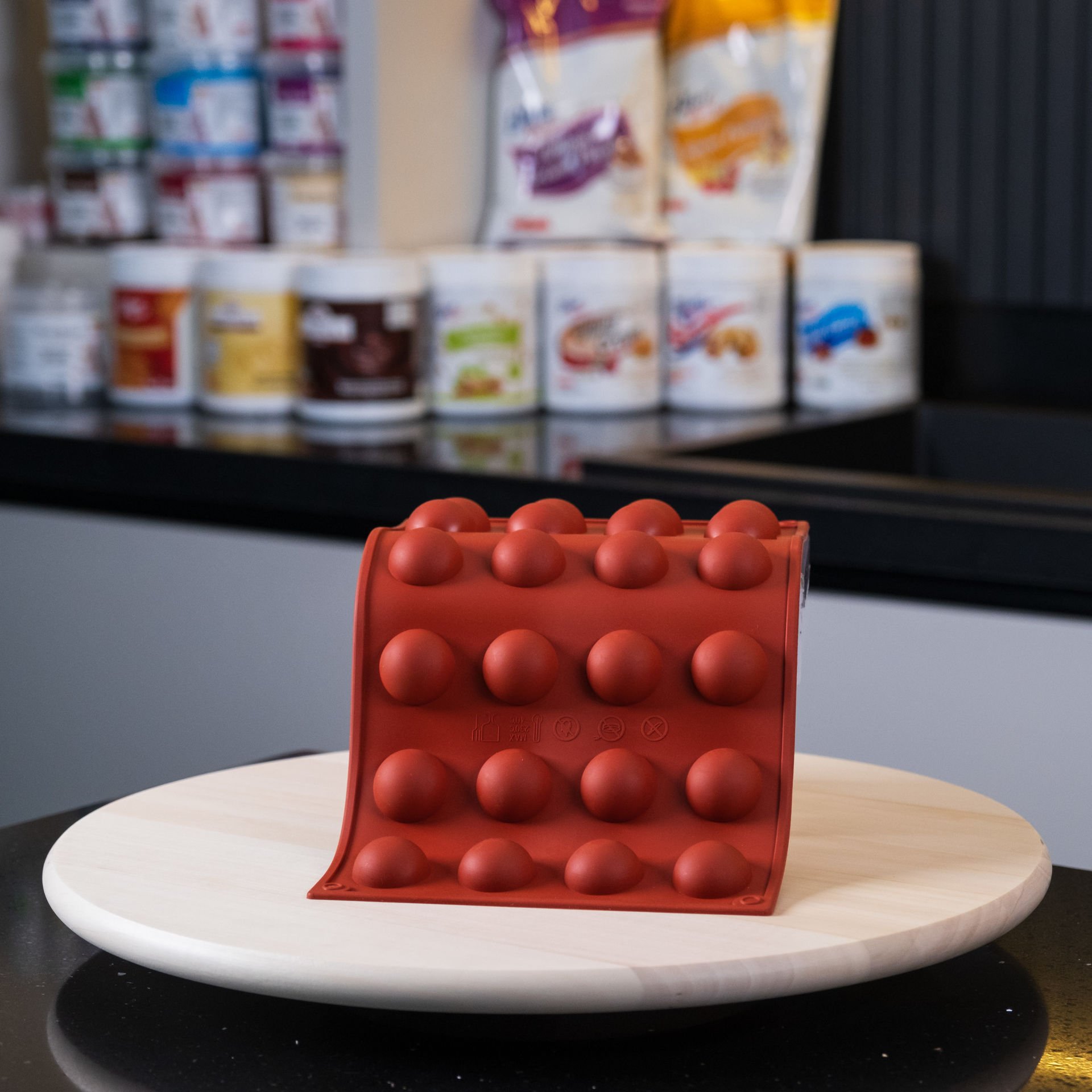 Mini Yarım Küre Silikon Kalıp 24'Lü