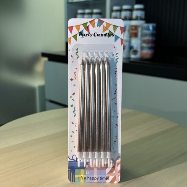 Gümüş Pasta Mumu