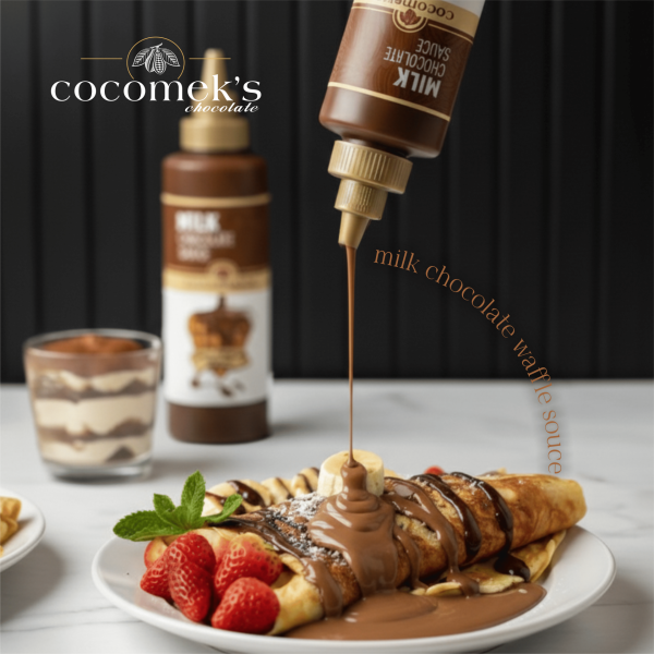 Cocomeks Sütlü Çikolatalı Waffle Krep Pankek Sosu 300 GR