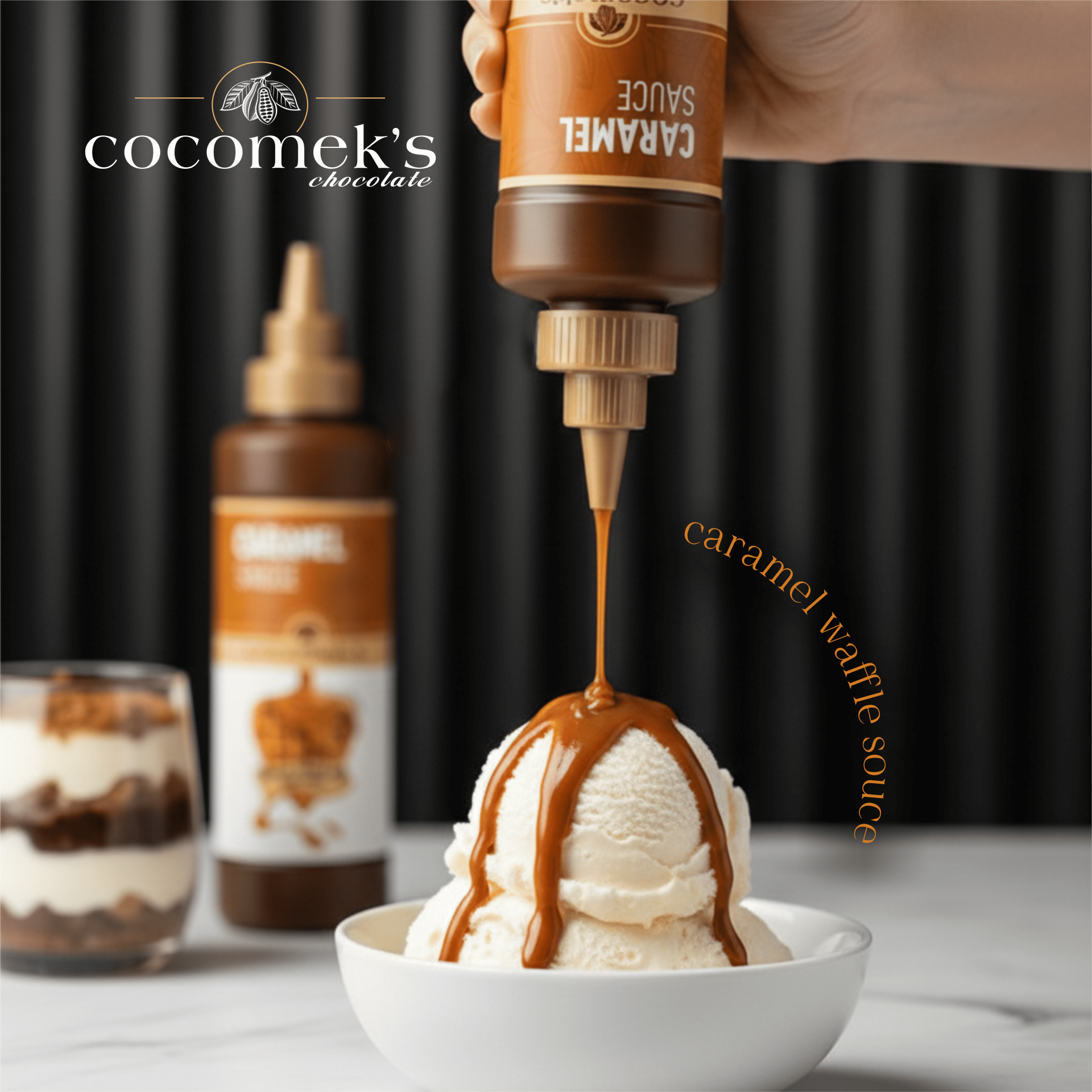 Cocomeks Karamelli Waffle Krep Pankek Sosu 300 GR