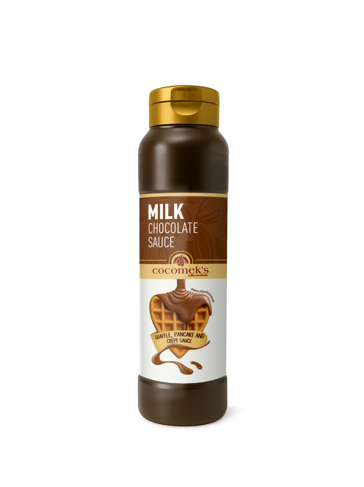 Cocomeks Sütlü Çikolatalı Waffle Krep Pankek Sosu 1 KG