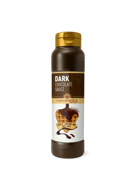 Cocomeks Bitter Çikolatalı Waffle Krep Pankek Sosu 1 KG