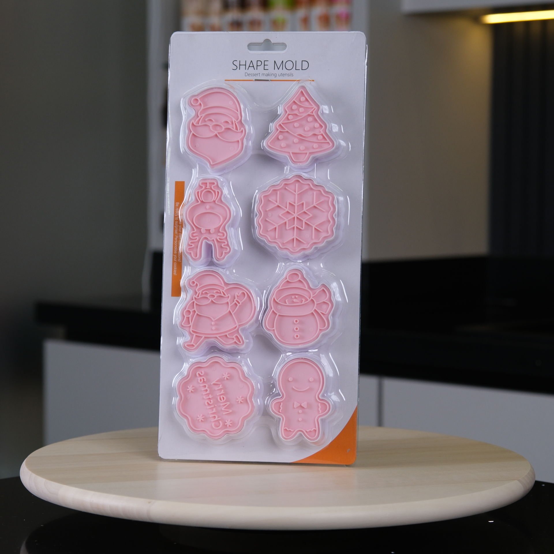 Yılbaşı Kurabiye Kalıp Seti 8'Li