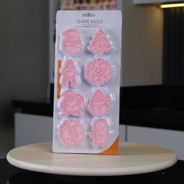 Yılbaşı Kurabiye Kalıp Seti 8'Li