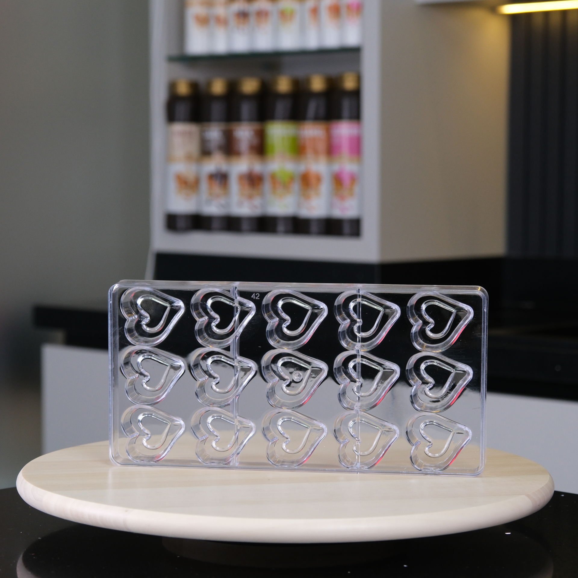 15'Li Çift Kalp Desenli Çikolata Kalıbı