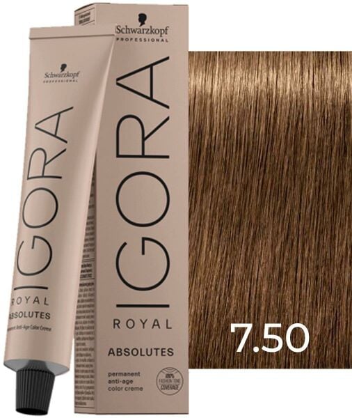 Schwarzkopf Igora Royal Saç Boyası 7.50 Kumral Doğal Altın 60 ml