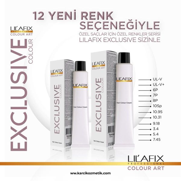 Lilafix Krem Tüp Saç Boyası 10SP Exclusive Açık Gümüş İnci 60 ml