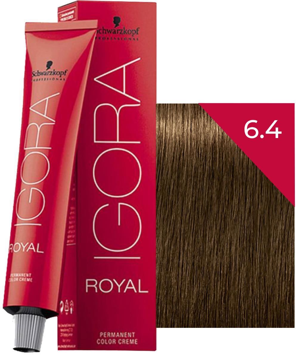 Schwarzkopf Igora Royal Saç Boyası 6.4 Koyu Kumral Bej 60 ml