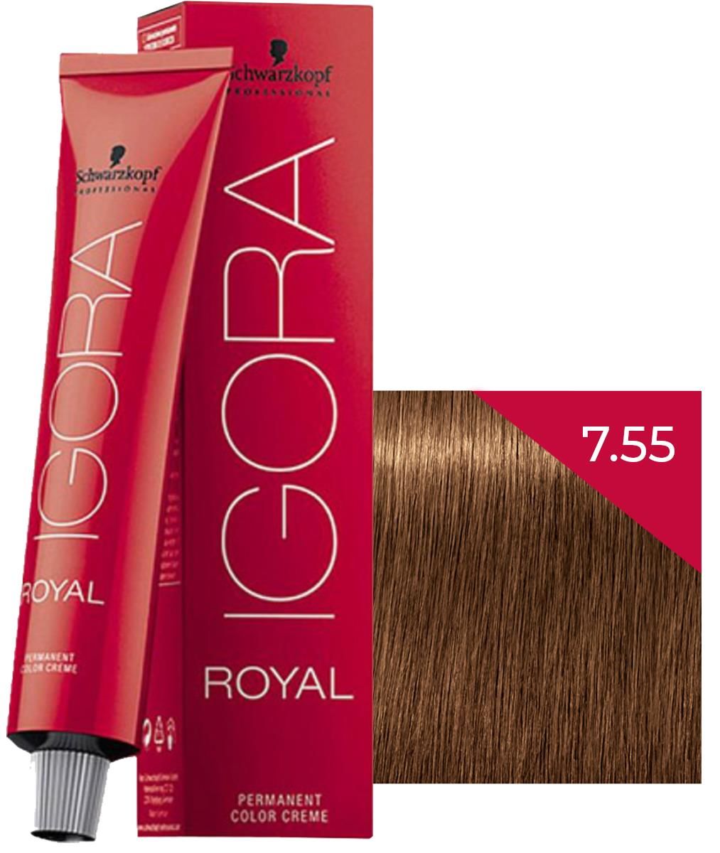 Schwarzkopf Igora Royal Saç Boyası 7.55 Kumral Yoğun Altın 60 ml