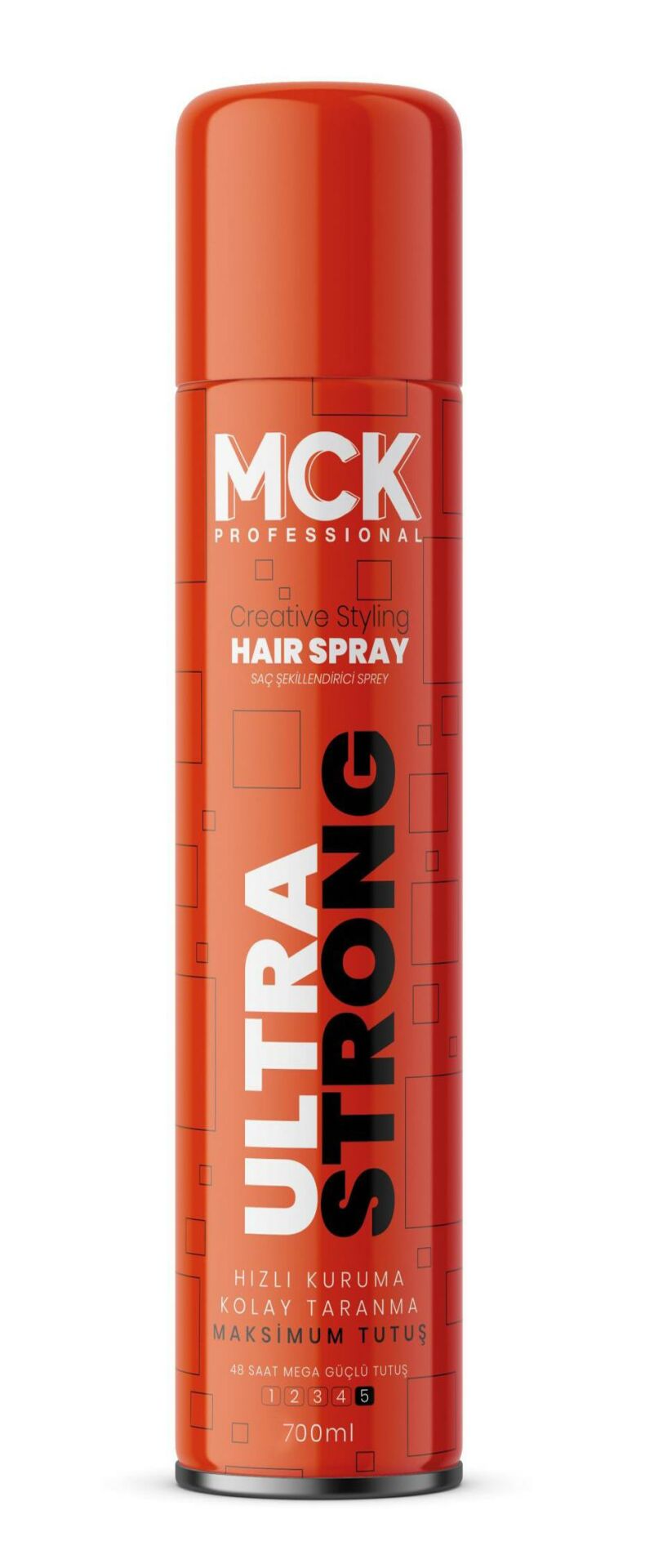 Mck Ultra Güçlü Sertleştirici Saç Spreyi Turuncu 700 ml