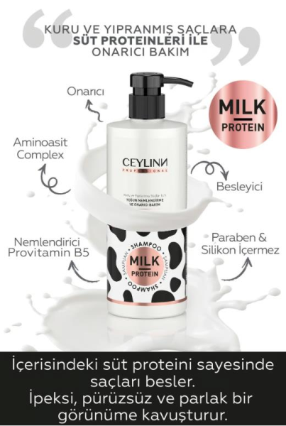 Ceylinn Milk Protein Şampuan 500 ml