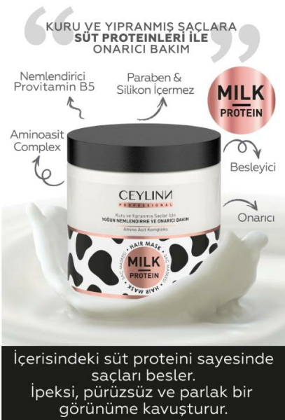Ceylinn Milk Protein Saç Maskesi 500 ml