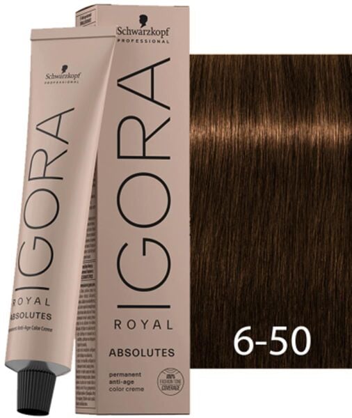 Schwarzkopf Igora Royal Absolutes Saç Boyası 6.50 Kahve Kumral Doğal Altın 60 ml