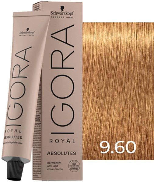 Schwarzkopf Igora Royal Absolutes Saç Boyası 9.60 Sarı Yoğun Kestane 60 ml