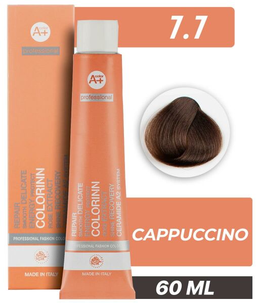 Colorinn Professional Tüp Saç Boyası 7.7 Cappuccino 60 ml