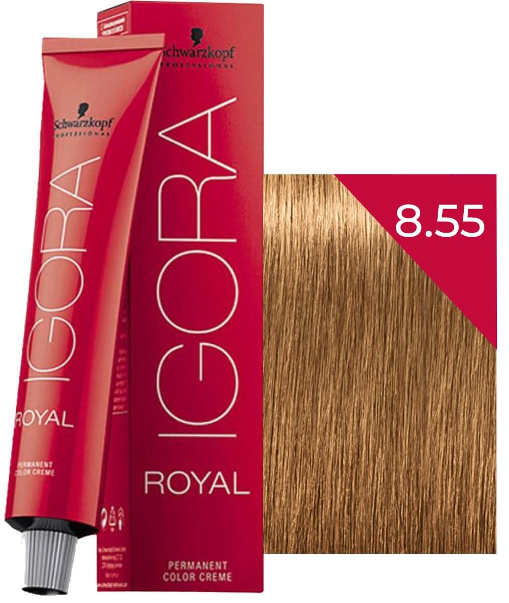 Schwarzkopf Igora Royal Saç Boyası 8.55 Açık Kumral Yoğun Altın 60 ml