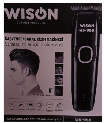 Wison Ws 958 Saç Ense Sakal Çizim Makinesi