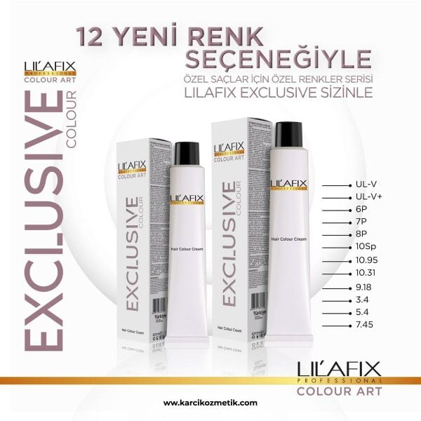 Lilafix Krem Tüp Saç Boyası 9.18 Exclusive Pastel Kül 60 ml