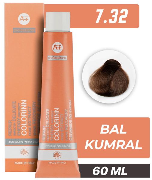 Colorinn Professional Tüp Saç Boyası 7.32 Bal Kumral 60 ml