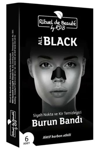 Rituel De Beautè Aktif Karbon Siyah Nokta Burun Bandı 6'lı Paket