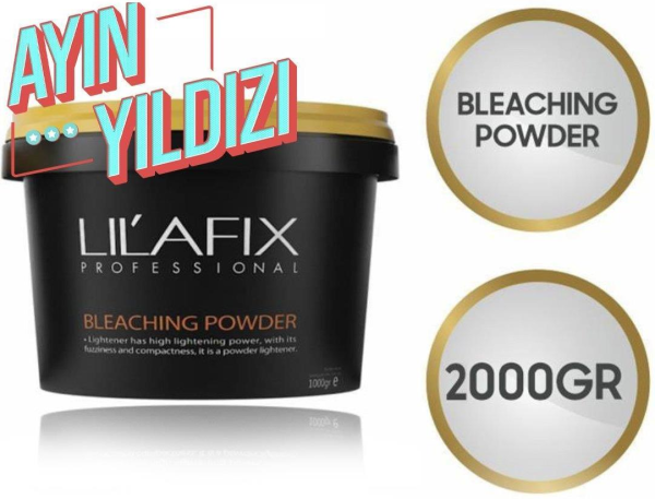Lilafix Saç Açıcı Bleaching Powder Beyaz 2000 gr