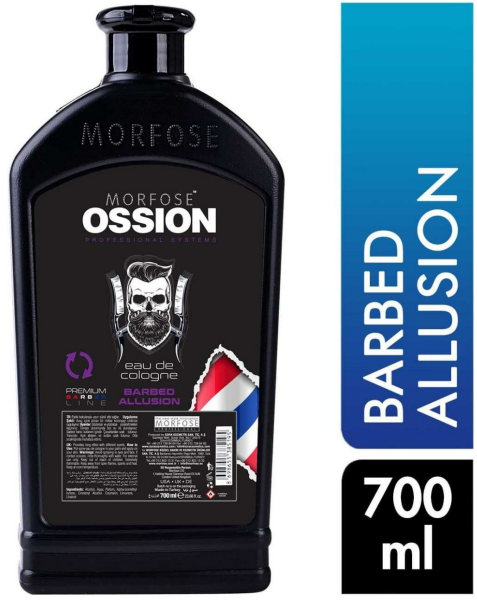 Morfose Ossion Premium Barber Tıraş Kolonyası Barbed Allusion Mor 700 ml