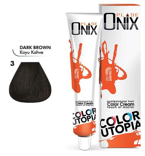 Morfose Onix Tüp Saç Boyası 3 Koyu Kahve 60 ml