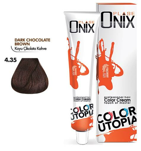Morfose Onix Tüp Saç Boyası 4.35 Koyu Çikolata Kahve 60 ml