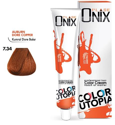 Morfose Onix Tüp Saç Boyası 7.34 Kumral Dore Bakır 60 ml