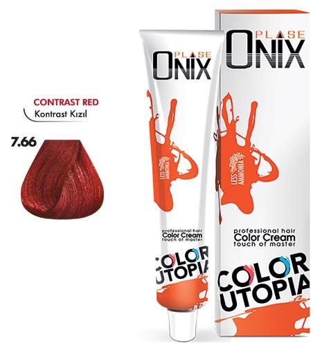 Morfose Onix Tüp Saç Boyası 7.66 Kontrast Kızıl 60 ml