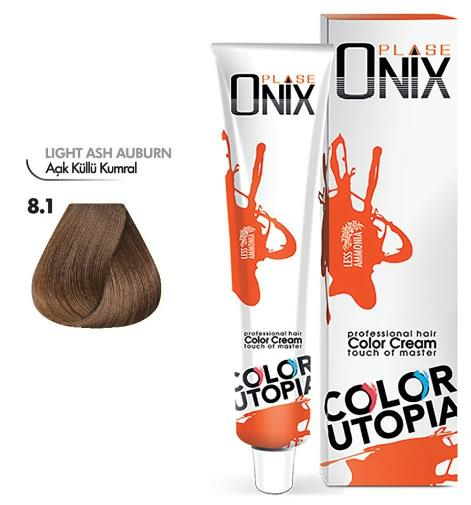 Morfose Onix Tüp Saç Boyası 8.1 Açık Küllü Kumral 60 ml