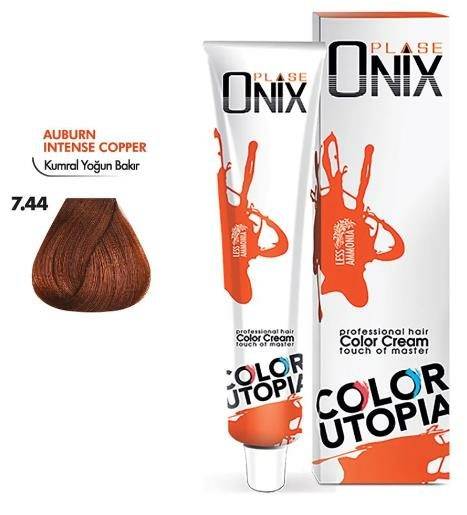 Morfose Onix Tüp Saç Boyası 7.44 Kumral Yoğun Bakır 60 ml