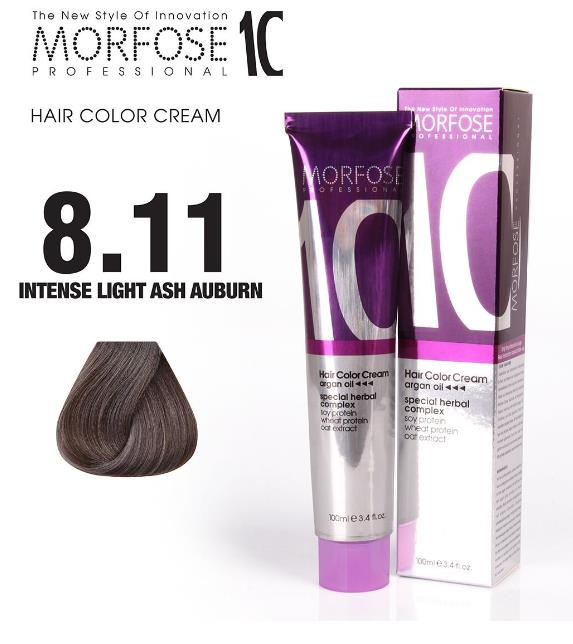 Morfose 10 Saç Boyası 8.11 Yoğun Açık Küllü Kumral 100 ml