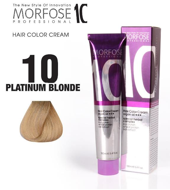 Morfose Saç Boyası 10 Platin Sarı 100 ml