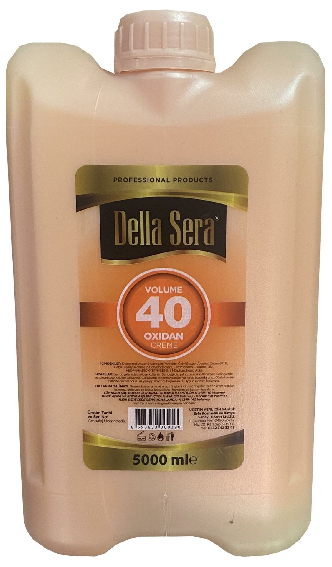 Della Sera Oksidan 40 Volume 5000 ml