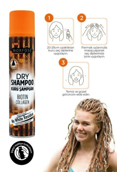 Morfose Kuru Şampuan Rastalı Saçlar 200 ml