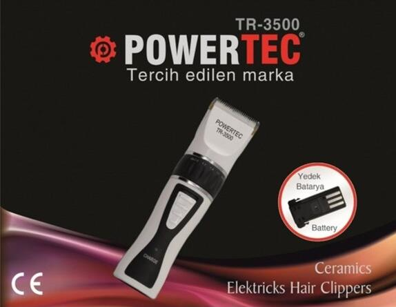 Powertec TR 3500 Profesyonel Saç Sakal Tıraş Makinesi