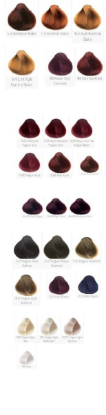 Colormax Tüp Saç Boyası 5.62 Açık Kestane Kızıl Iris 60 ml
