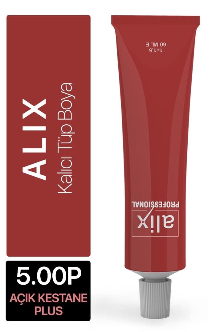 Alix Tüp Saç Boyası 5.00P Açık Kestane Plus 60 ml