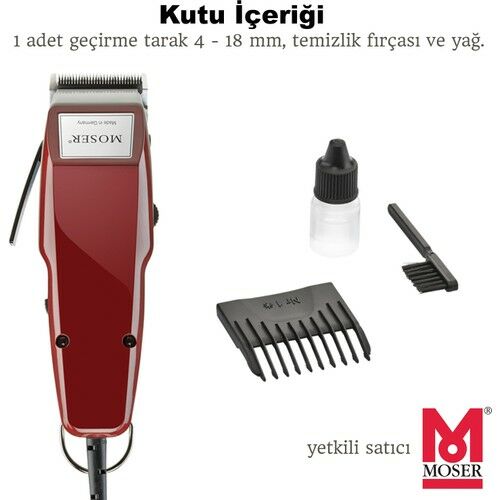 Moser 1400-0050 Saç Sakal Kesme Makinesi Tıraş Makinesi