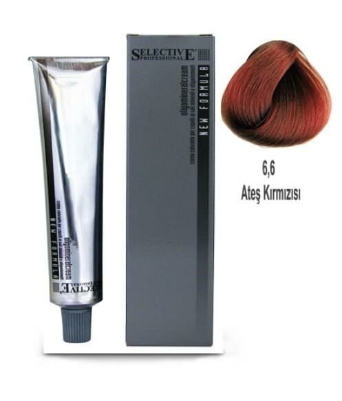 Selective Professional Tüp Saç Boyası 6.6 Ateş Kırmızısı 60 ml